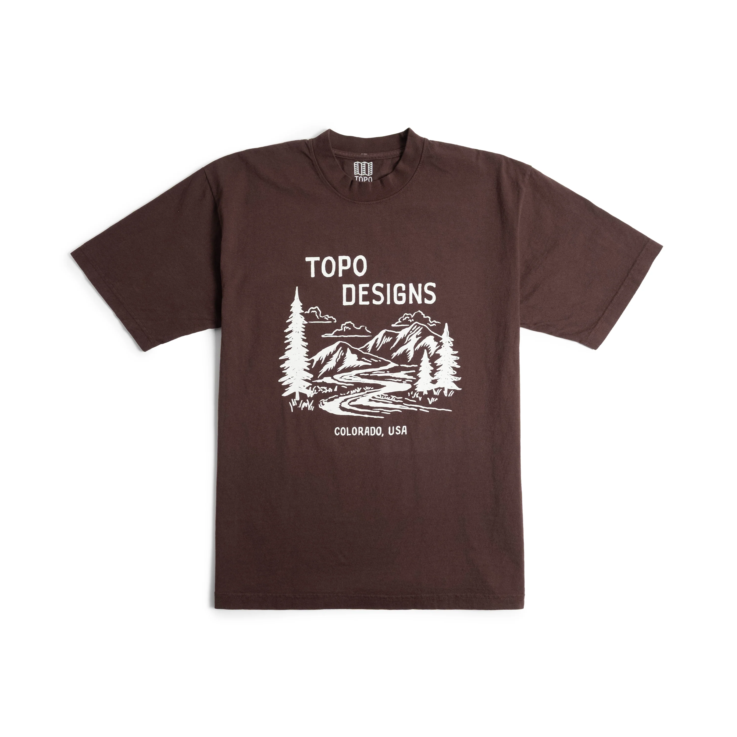 Topo Designs x Pine Printshop Mountain Doodle Tee