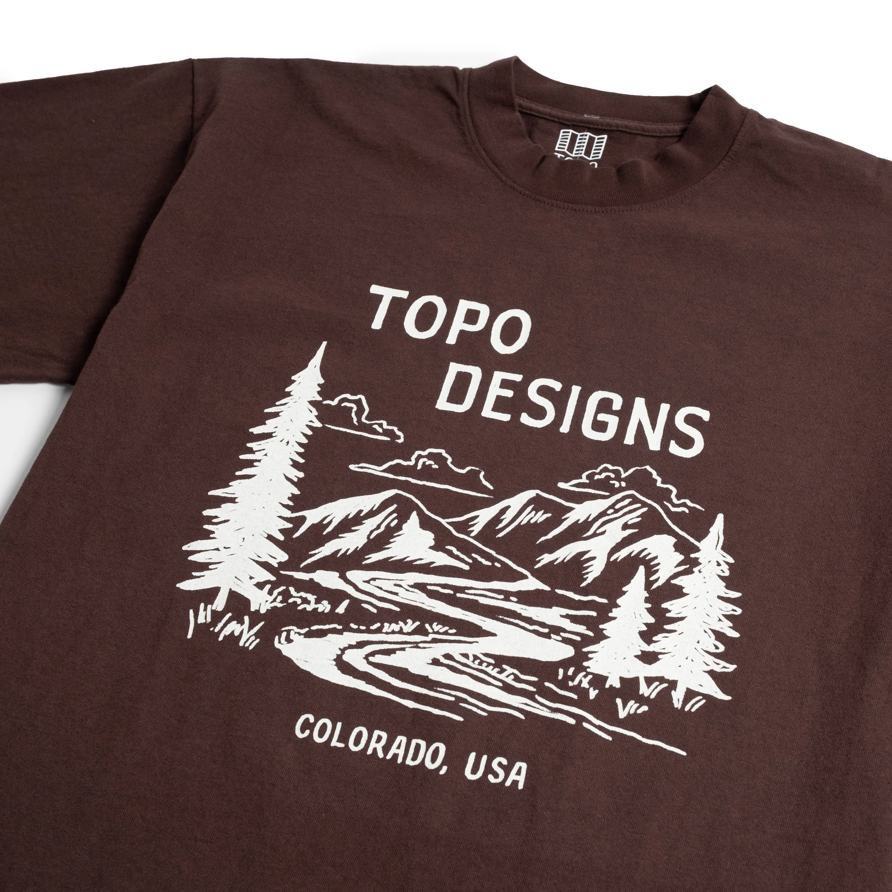 Topo Designs x Pine Printshop Mountain Doodle Tee - Image 2